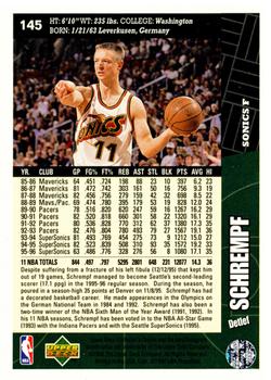1996-97 Collector's Choice #145 Detlef Schrempf Back