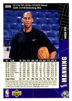 1996-97 Collector's Choice #309 Danny Manning Back