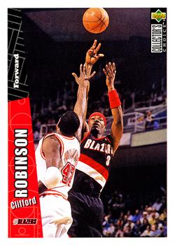 1996-97 Collector's Choice #317 Clifford Robinson Front