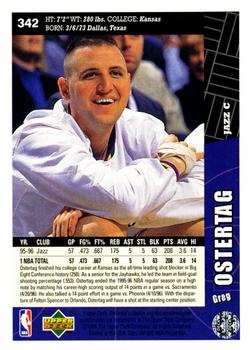 1996-97 Collector's Choice #342 Greg Ostertag Back