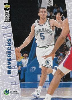 1996-97 Collector's Choice #372 Mavericks Playbook Front