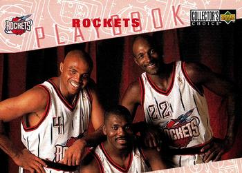 1996-97 Collector's Choice #376 Rockets Playbook Front