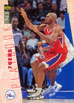 1996-97 Collector's Choice #386 76ers Playbook Front