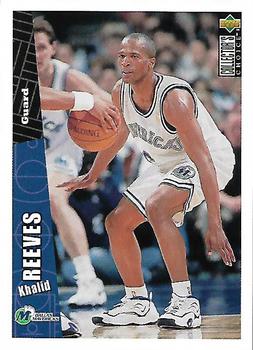 1996-97 Collector's Choice #407 Khalid Reeves Front