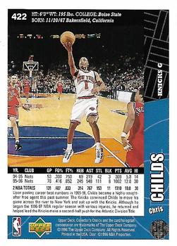 1996-97 Collector's Choice #422 Chris Childs Back