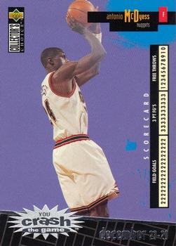 1996-97 Collector's Choice - You Crash the Game Scoring Silver (Series One) #C7 Antonio McDyess Front