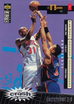 1996-97 Collector's Choice - You Crash the Game Scoring Silver (Series One) #C17 Ed O'Bannon Front