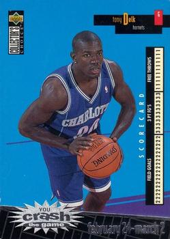 1996-97 Collector's Choice - You Crash the Game Scoring Silver (Series Two) #C3 Tony Delk Front