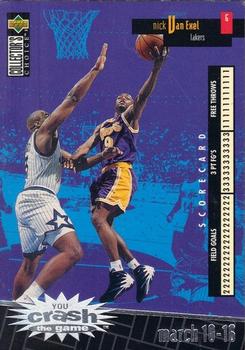 1996-97 Collector's Choice - You Crash the Game Scoring Silver (Series Two) #C13 Nick Van Exel Front