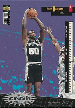 1996-97 Collector's Choice - You Crash the Game Scoring Silver (Series Two) #C24 David Robinson Front