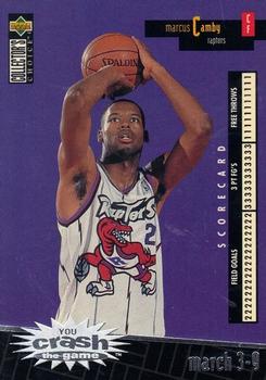 1996-97 Collector's Choice - You Crash the Game Scoring Silver (Series Two) #C26 Marcus Camby Front