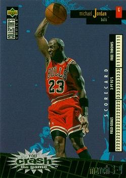 1996-97 Collector's Choice - You Crash the Game Scoring Silver (Series Two) #C30 Michael Jordan Front