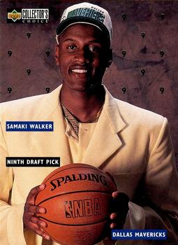 1996-97 Collector's Choice - NBA Draft Exchange #DR9 Samaki Walker Front