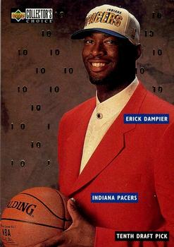 1996-97 Collector's Choice - NBA Draft Exchange #DR10 Erick Dampier Front