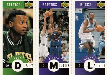 1996-97 Collector's Choice - Mini-Cards Panels #M4 / M80 / M49 Todd Day / Oliver Miller / Andrew Lang Front