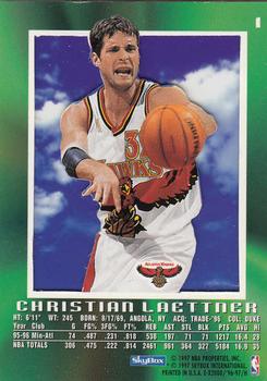 1996-97 E-X2000 #1 Christian Laettner Back