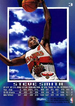 1996-97 E-X2000 #3 Steve Smith Back