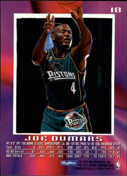 1996-97 E-X2000 #18 Joe Dumars Back