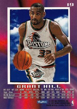 1996-97 E-X2000 #19 Grant Hill Back