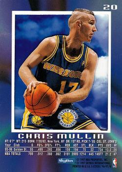 1996-97 E-X2000 #20 Chris Mullin Back