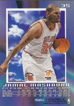 1996-97 E-X2000 #35 Jamal Mashburn Back