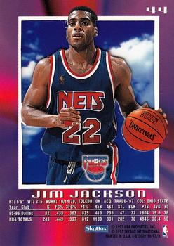 1996-97 E-X2000 #44 Jim Jackson Back