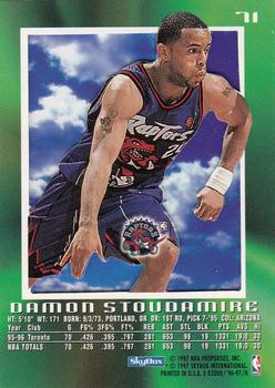 1996-97 E-X2000 #71 Damon Stoudamire Back