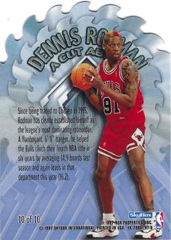 1996-97 E-X2000 - A Cut Above #10 Dennis Rodman Back