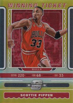 2019-20 Panini Contenders Optic - Winning Tickets Gold #4 Scottie Pippen Front