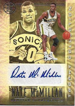 2019-20 Panini Illusions - Trophy Collection Signatures #TC-NMM Nate McMillan Front