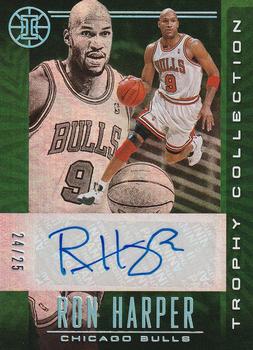 2019-20 Panini Illusions - Trophy Collection Signatures Emerald #TC-RHP Ron Harper Front
