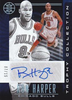 2019-20 Panini Illusions - Trophy Collection Signatures Sapphire #TC-RHP Ron Harper Front