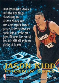 1996-97 E-X2000 - Star Date 2000 #8 Jason Kidd Back