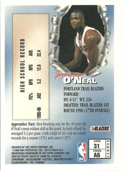 1996-97 Finest #31 Jermaine O'Neal Back