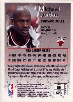 1996-97 Finest #50 Michael Jordan Back