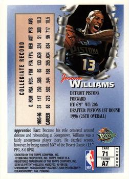 1996-97 Finest #71 Jerome Williams Back