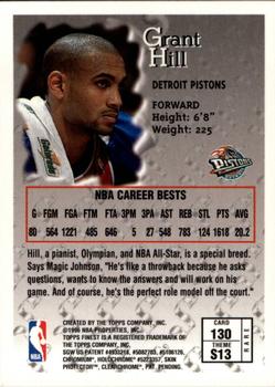 1996-97 Finest #130 Grant Hill Back