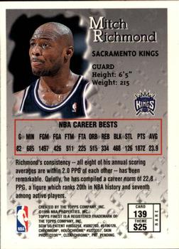 1996-97 Finest #139 Mitch Richmond Back