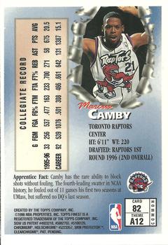 1996-97 Finest #82 Marcus Camby Back