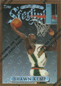 1996-97 Finest - Refractors #14 Shawn Kemp Front