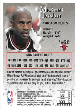 1996-97 Finest - Refractors #50 Michael Jordan Back