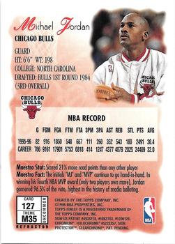 1996-97 Finest - Refractors #127 Michael Jordan Back