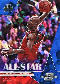 2019-20 Panini Contenders Optic - All-Star Aspirations Blue Cracked Ice #7 Kevin Garnett Front