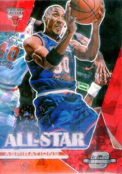 2019-20 Panini Contenders Optic - All-Star Aspirations Red Cracked Ice #5 Scottie Pippen Front