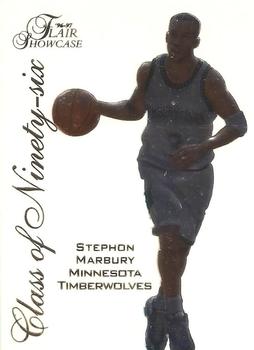 1996-97 Flair Showcase - Class of '96 #14 Stephon Marbury Front