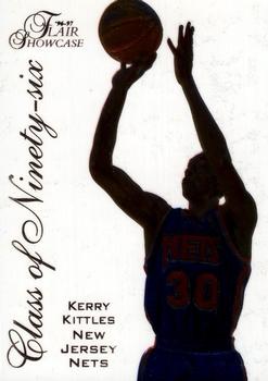 1996-97 Flair Showcase - Class of '96 #11 Kerry Kittles Front