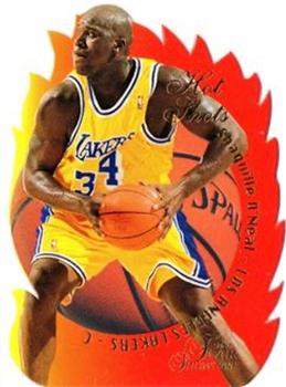 1996-97 Flair Showcase - Hot Shots #5 Shaquille O'Neal Front