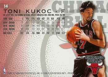 1996-97 Fleer #14 Toni Kukoc Back