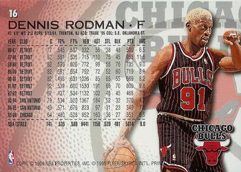 1996-97 Fleer #16 Dennis Rodman Back