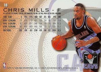 1996-97 Fleer #18 Chris Mills Back